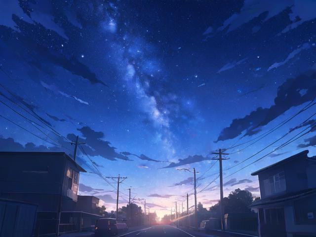 晚风依旧很温柔：一个人的街道与星空回忆