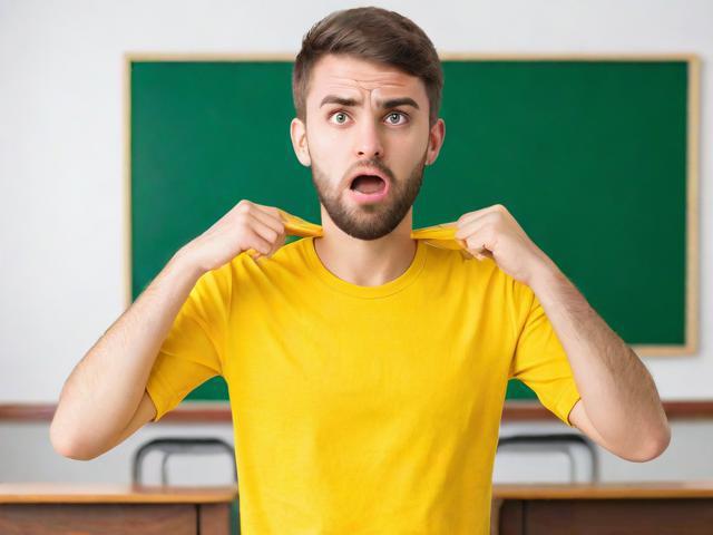 网友疑惑：老师衣服里的黄色是肉还是衣服？真相揭晓！