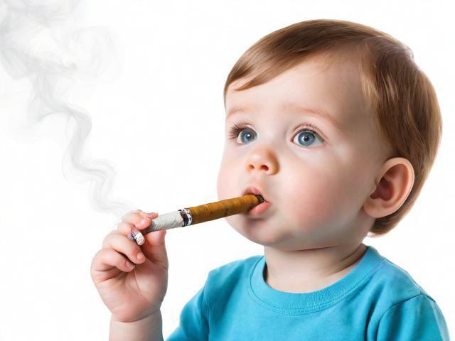 儿童吸入香烟危害大，家长戒烟护宝宝健康！