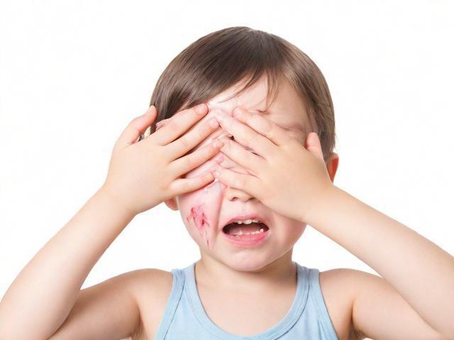 孩子摔伤或擦伤后不要用酒精擦,这样容易留疤!