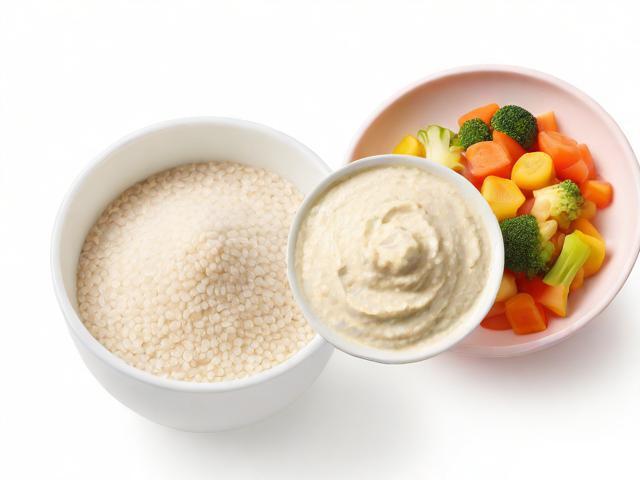 6个月宝宝辅食添加步骤：高铁米粉到多样菜泥