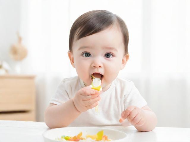 6个月以上宝宝喂饭姿势：不吐还爱玩！