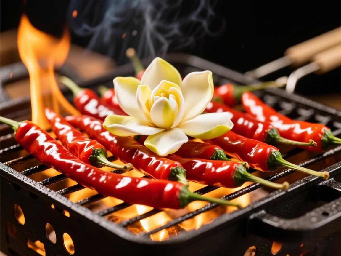 吃辣椒烧烤熬夜上火?栀子水调理三焦火