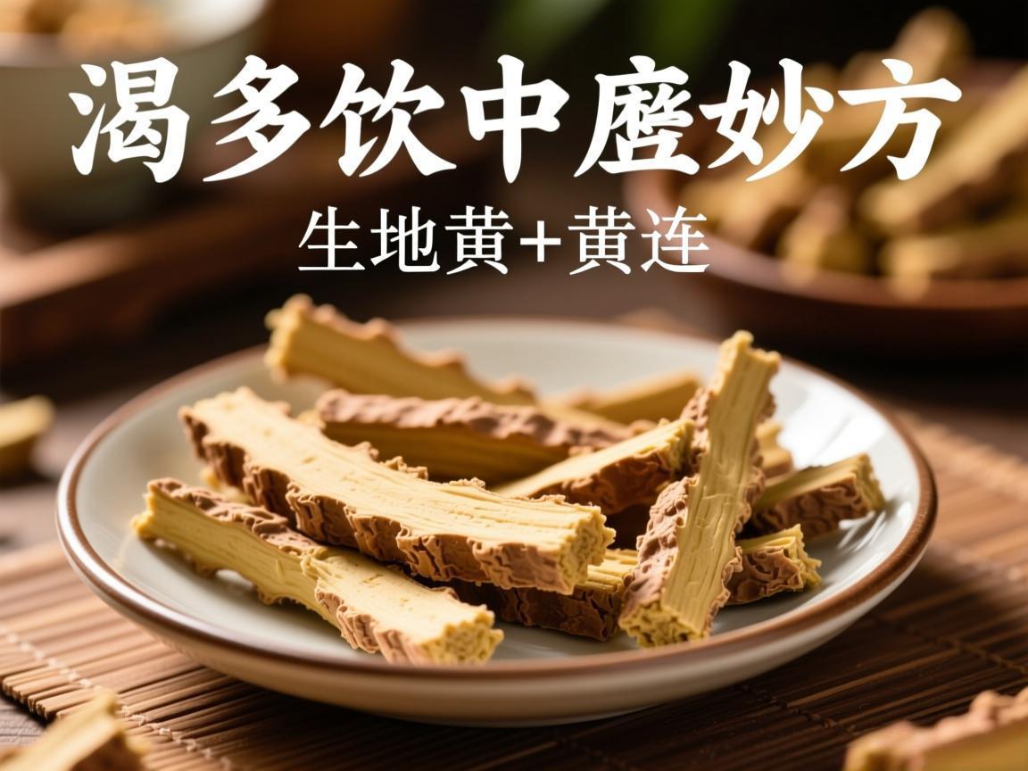 糖尿病口渴多饮中医妙方：生地黄+黄连