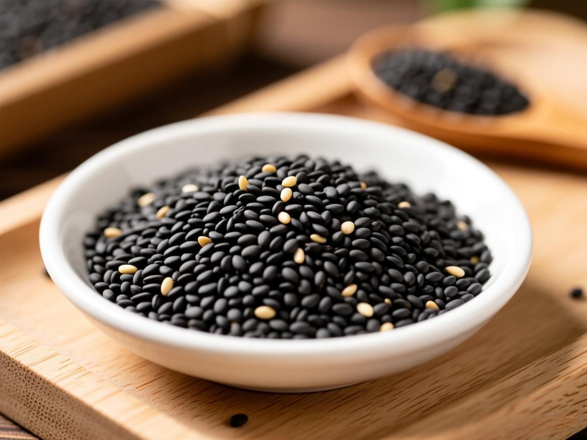 黑芝麻乌发原理:补肾精+润燥滑肠