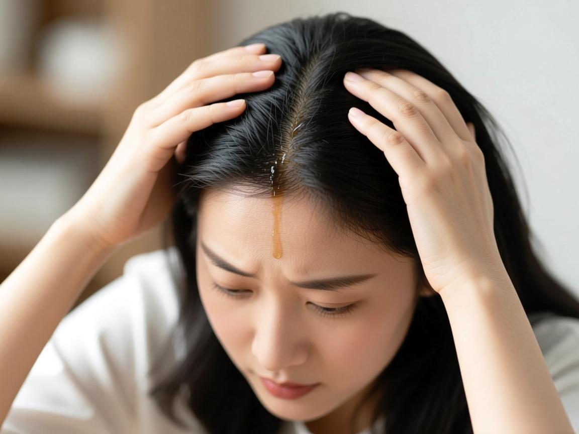 肝郁湿热致头油？两味药调理