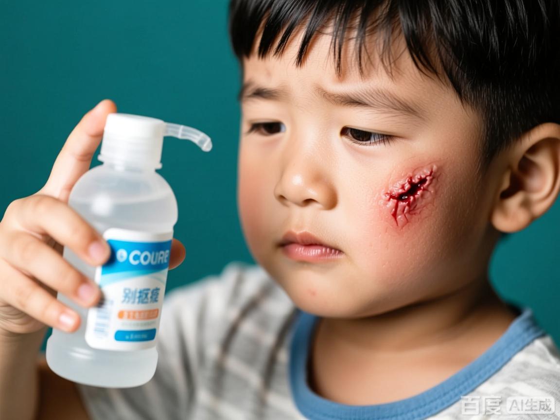 孩子伤口护理误区:别抠痂!用生理盐水!