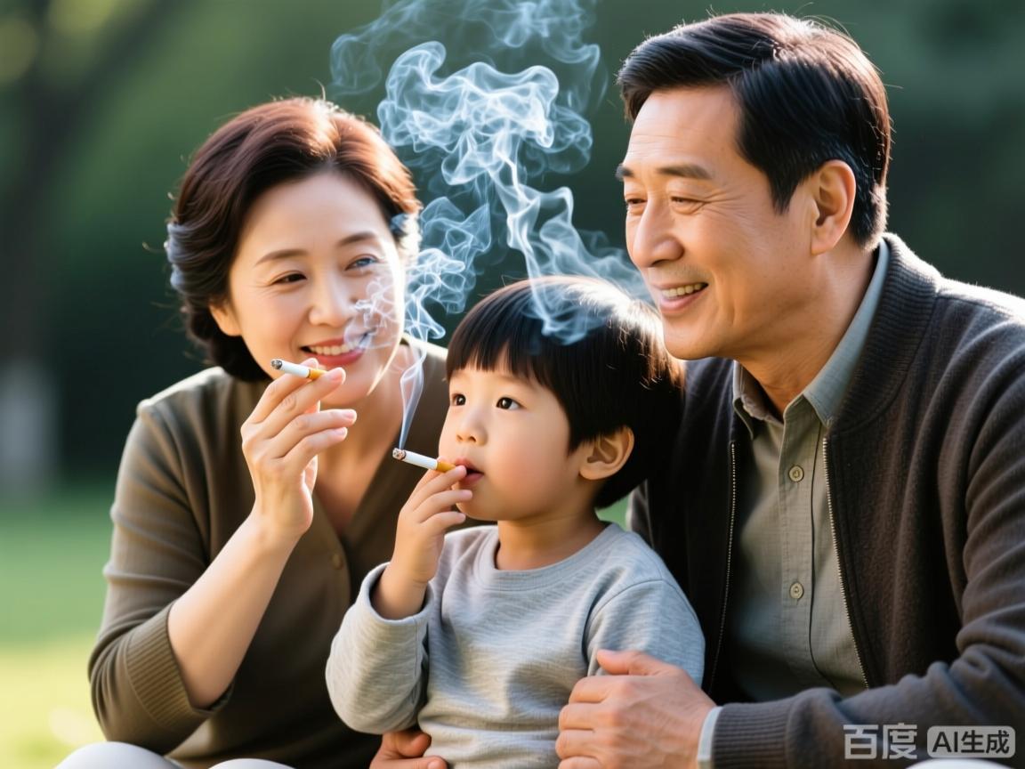父母吸烟危害儿童呼吸健康 二手烟致病风险高
