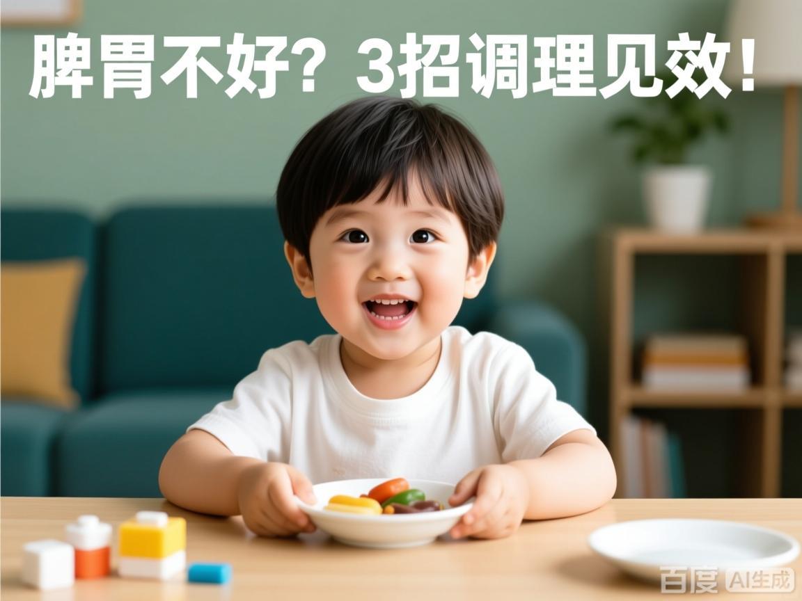 孩子脾胃不好?3招调理见效!