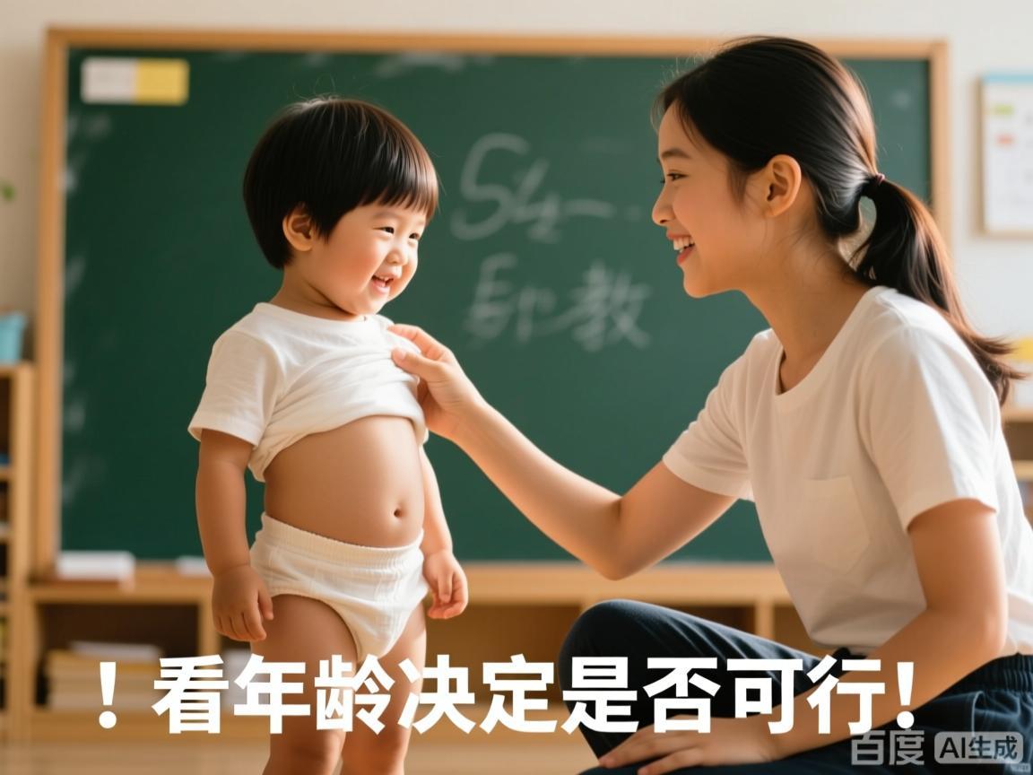 别盲目教孩子排泄!看年龄决定是否可行