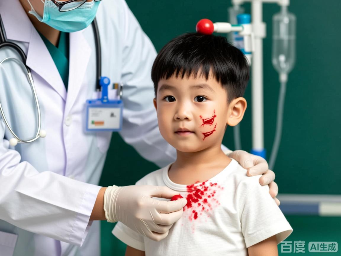 医生提醒:孩子身高湿疹止血正确方法