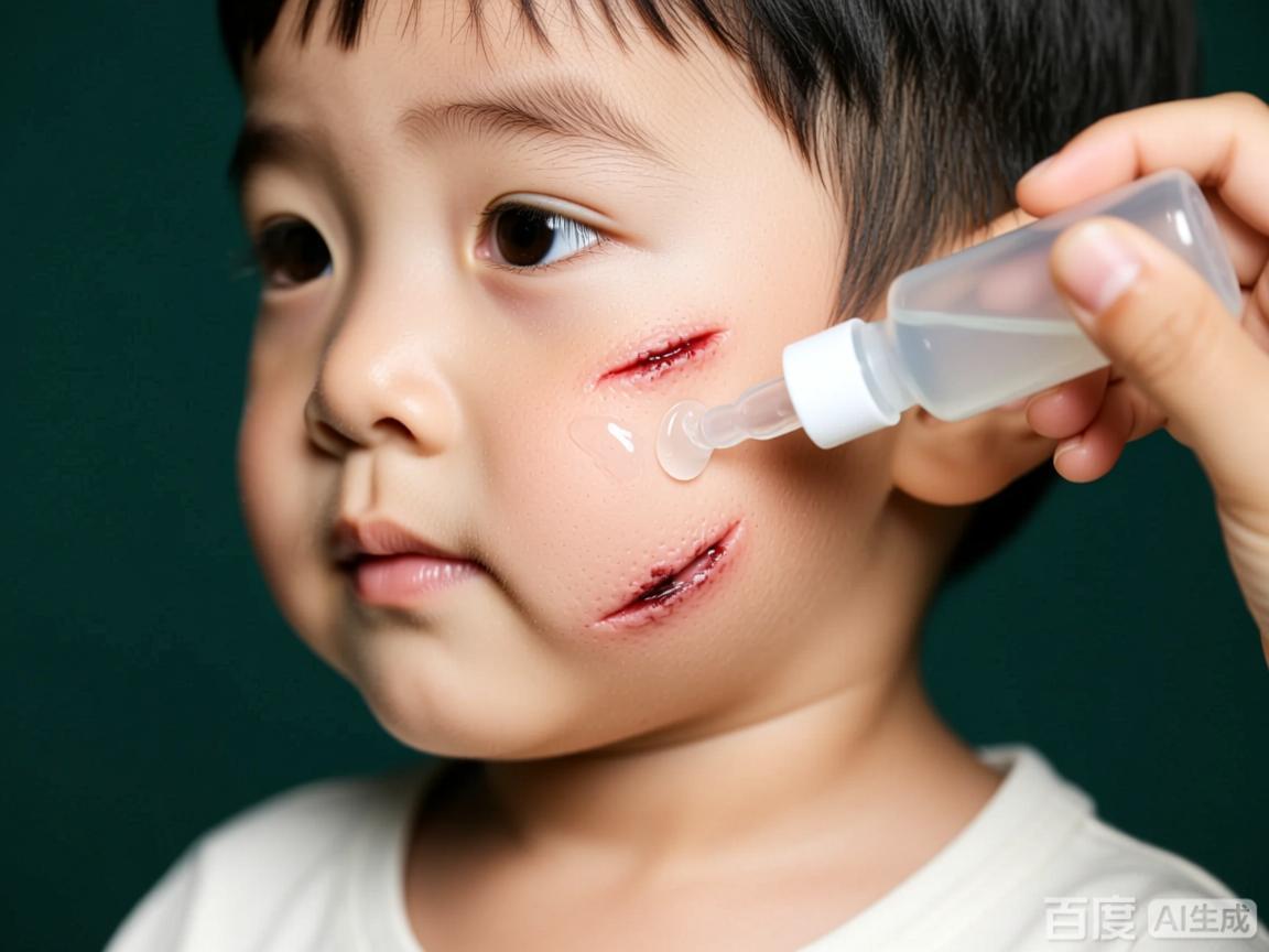 孩子伤口防疤痕:结痂后涂透明质酸凝胶
