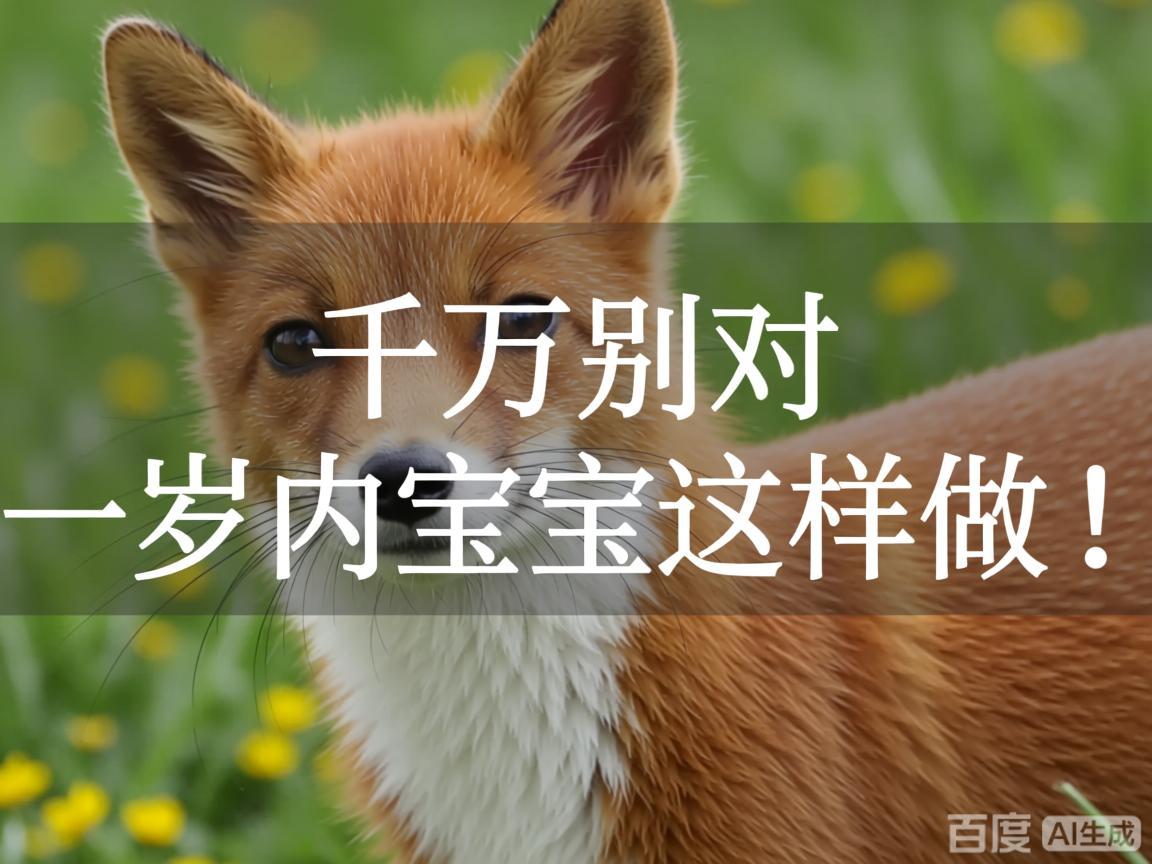 千万别对一岁内宝宝这样做!