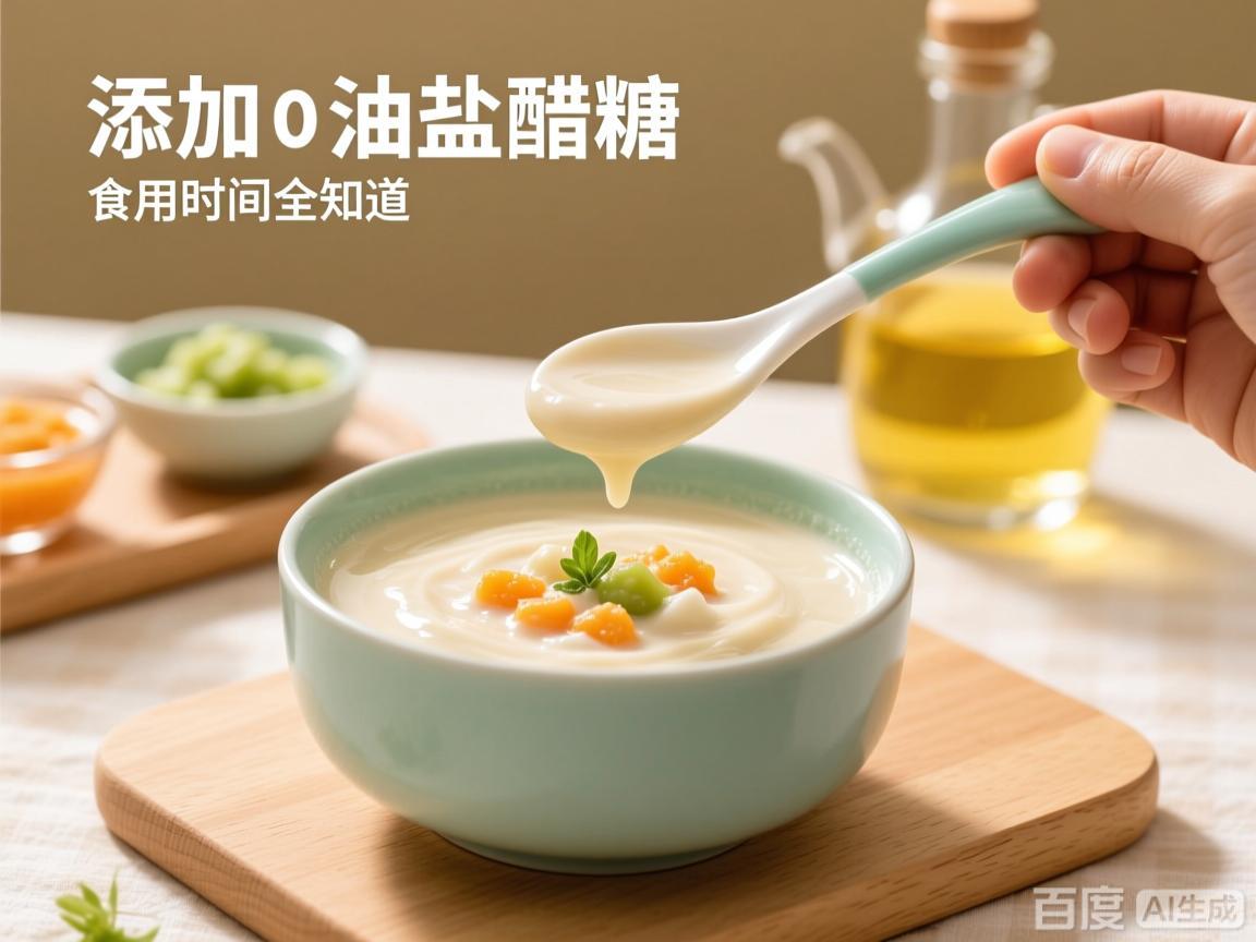 宝宝辅食添加:油盐醋糖食用时间全知道