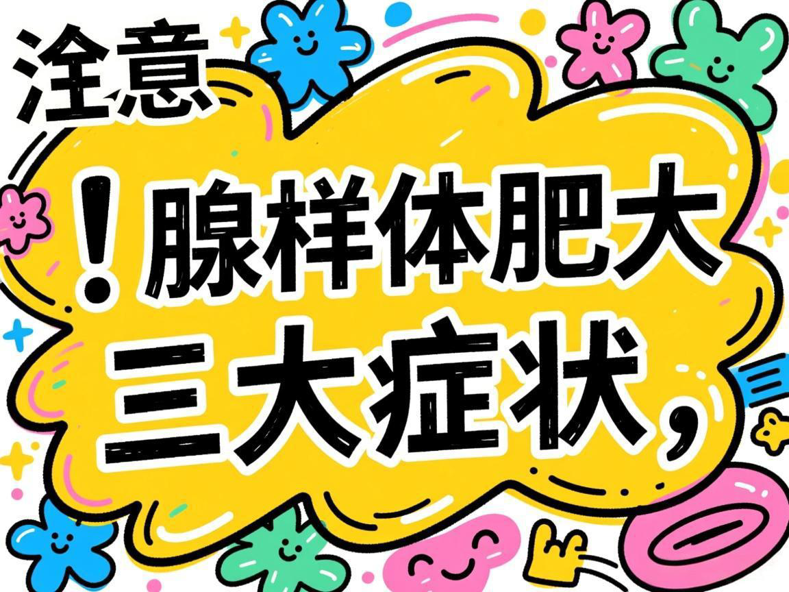 家长注意!腺样体肥大三大症状