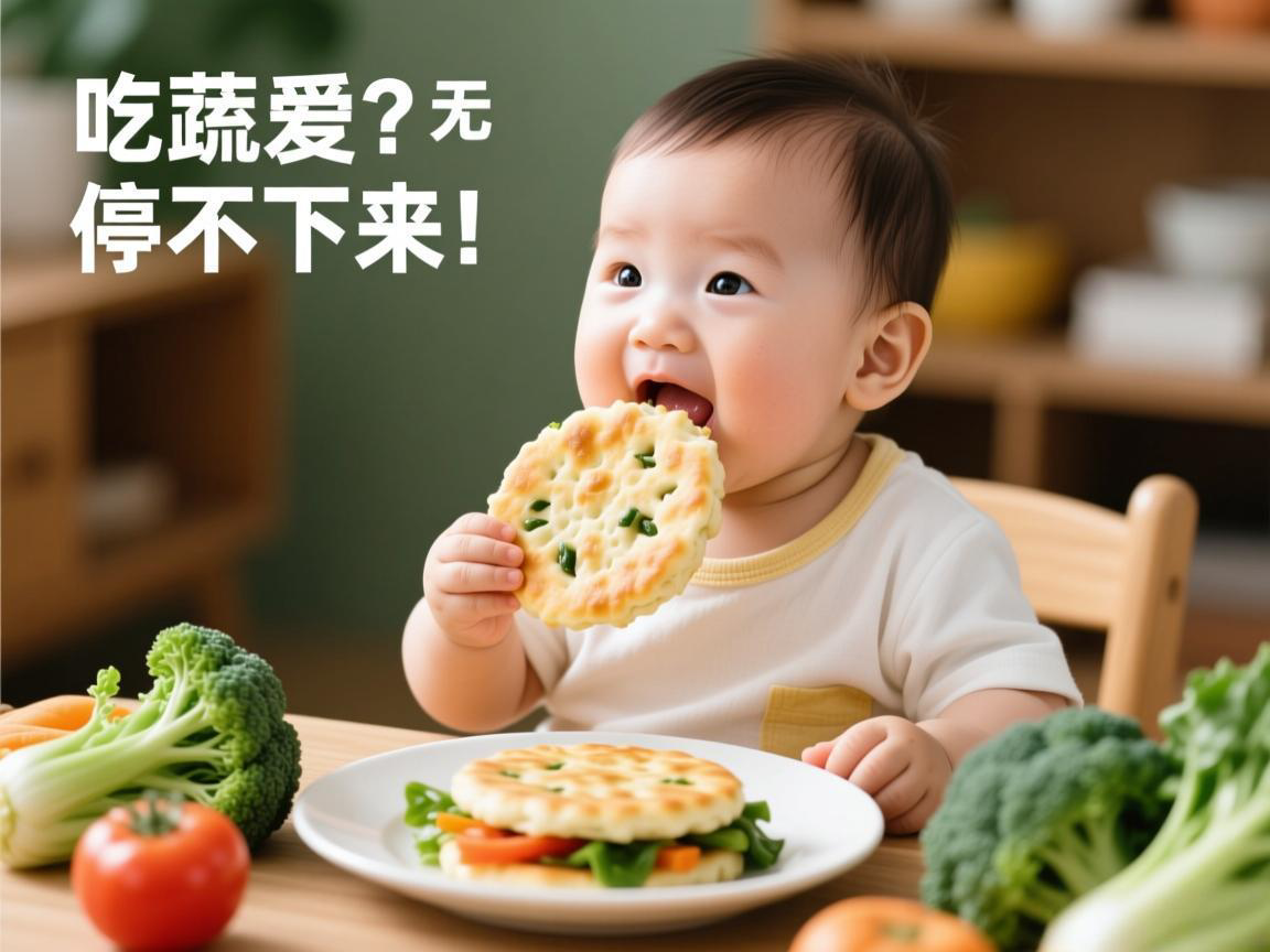 宝宝不爱吃蔬?无蔬味菜饼让孩子停不下来!