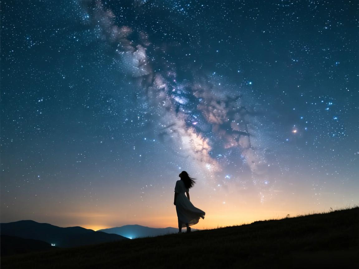 《晚风温柔 银河下的分离之忆》