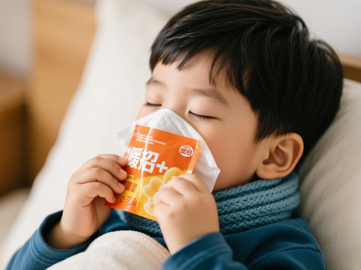 孩子感冒鼻塞两招缓解:暖宝宝+湿巾呼吸法