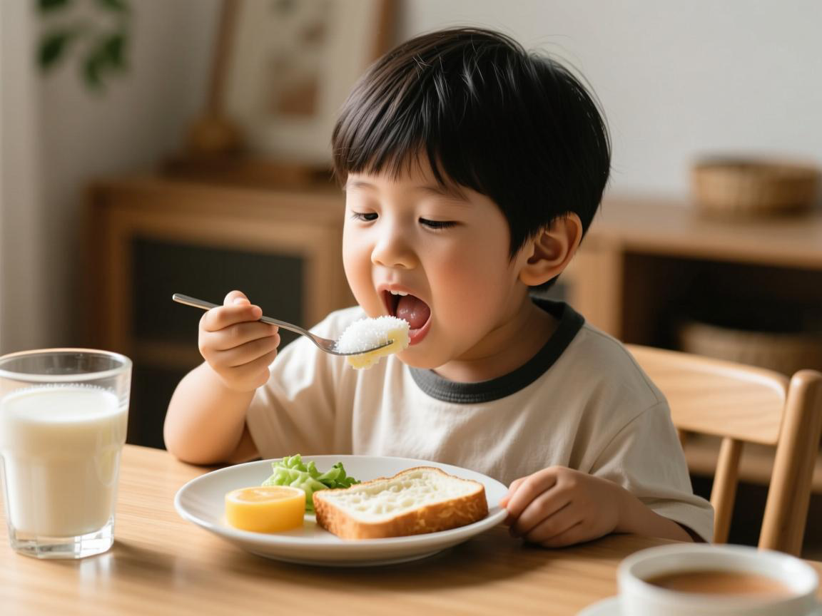 孩子早餐误区:高糖高脂危害大