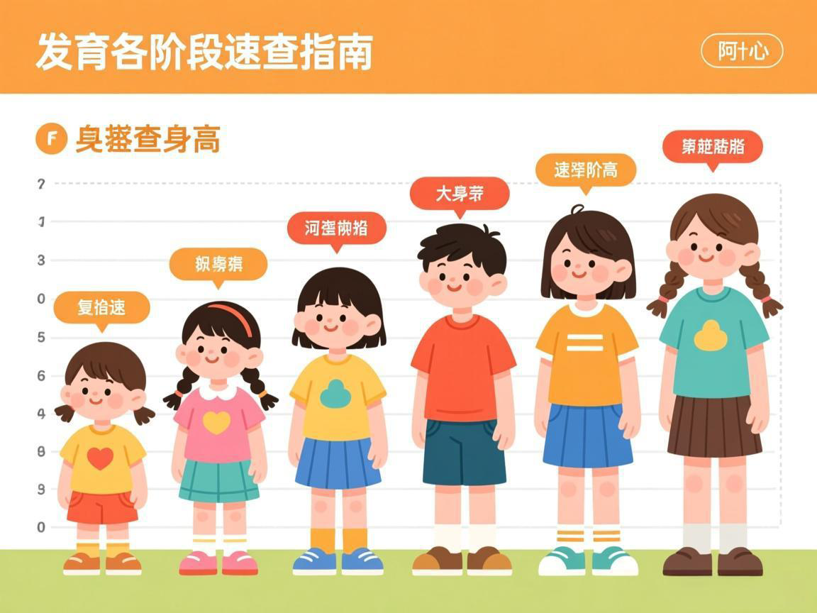 儿童身高发育各阶段速查指南