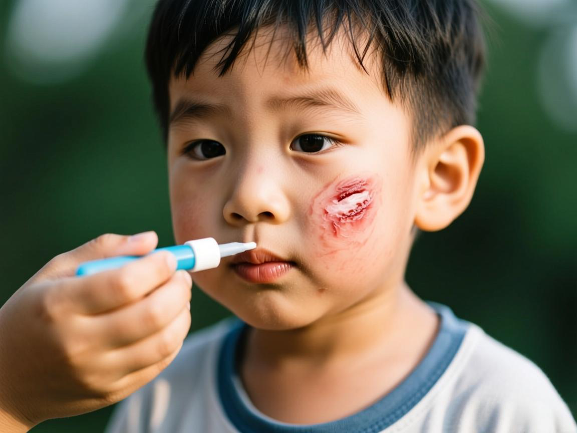 孩子擦伤别乱涂!正确处理4步防留疤