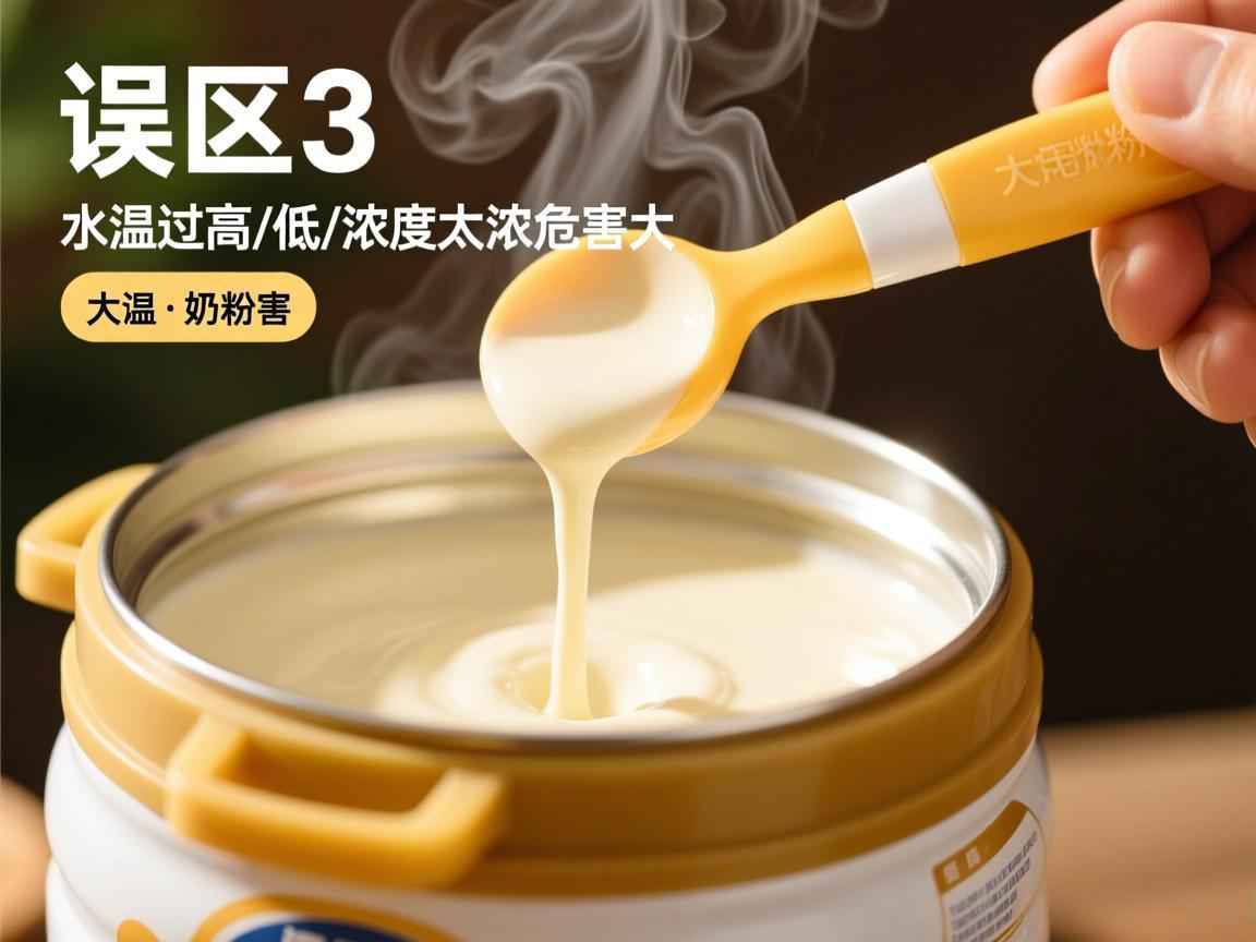 冲奶粉3大误区:水温过高/过低/浓度太浓危害大