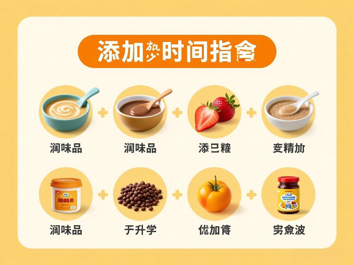 宝宝辅食调味品添加时间指南