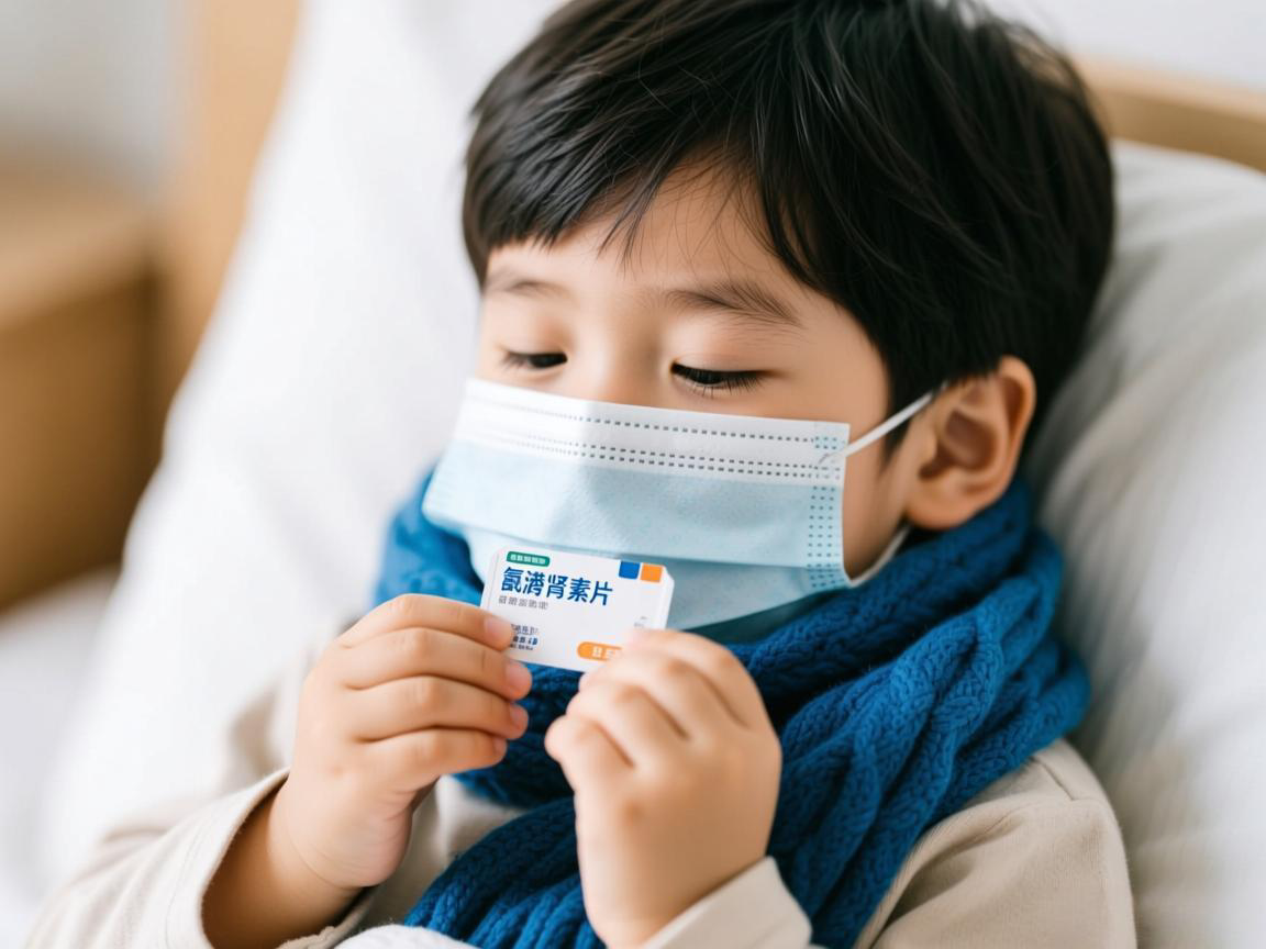 孩子感冒快用复方氨酚肾素片