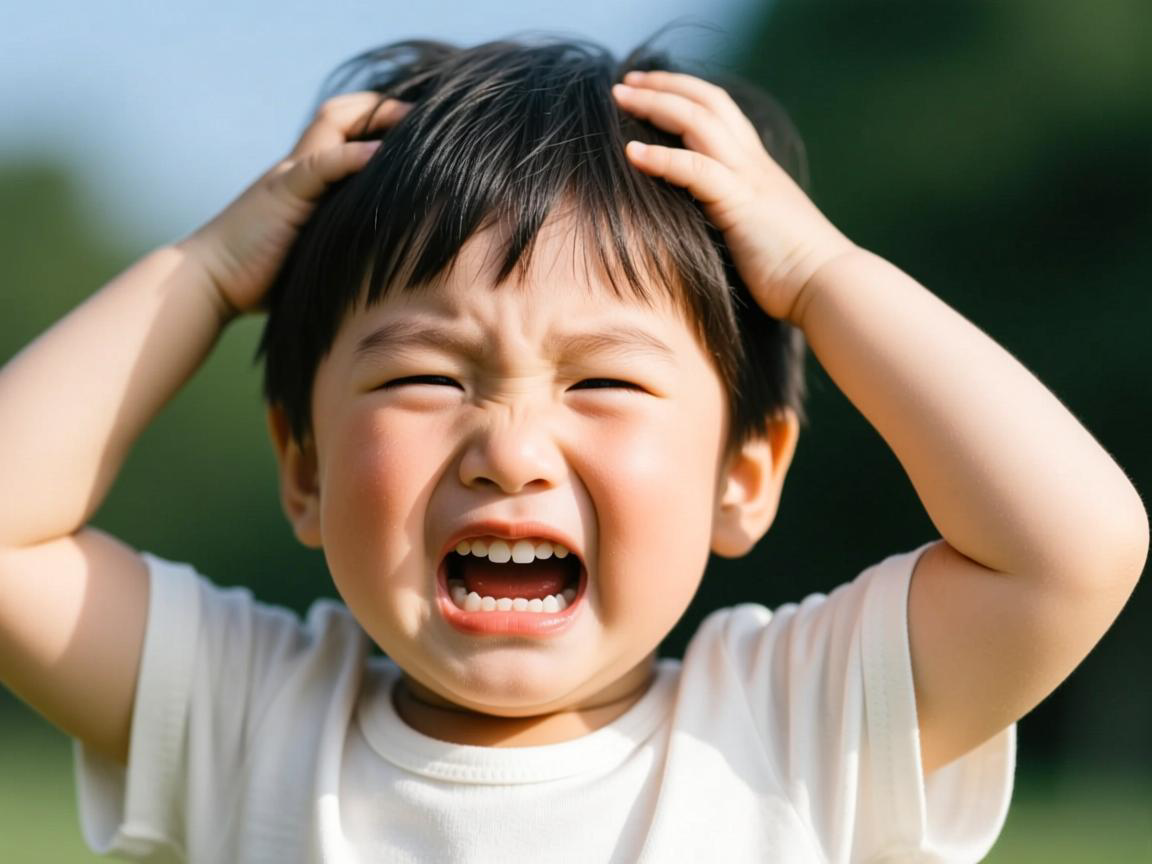 别急!孩子发脾气时这样处理