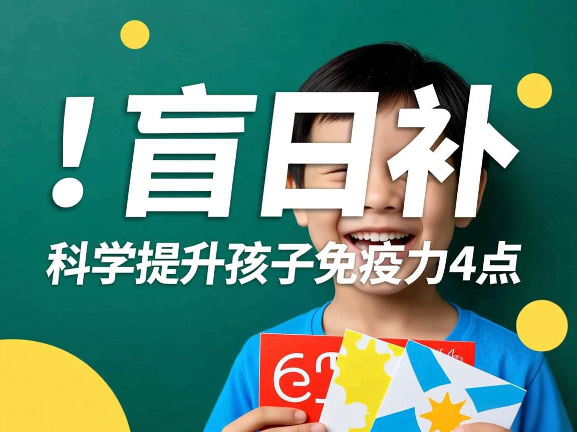 别盲目补!科学提升孩子免疫力4点