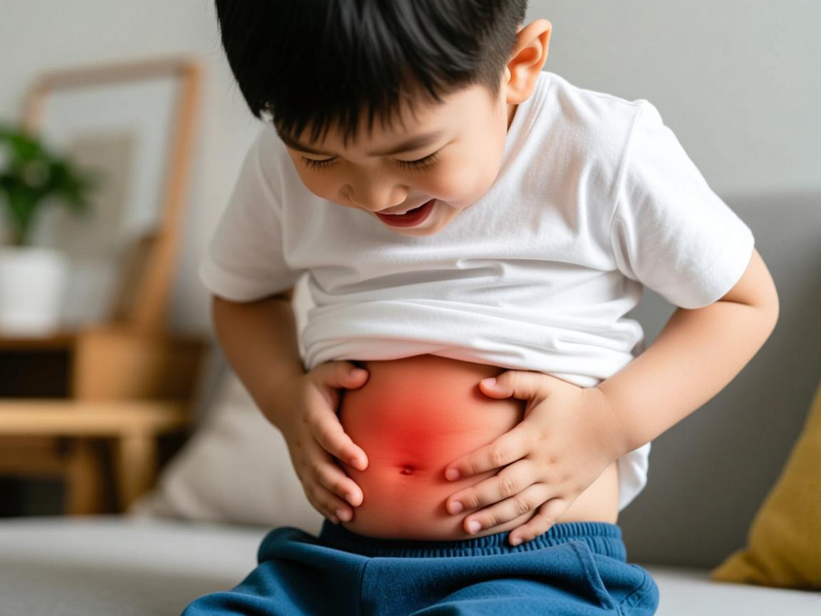 孩子肚子疼别急先看位置定病因