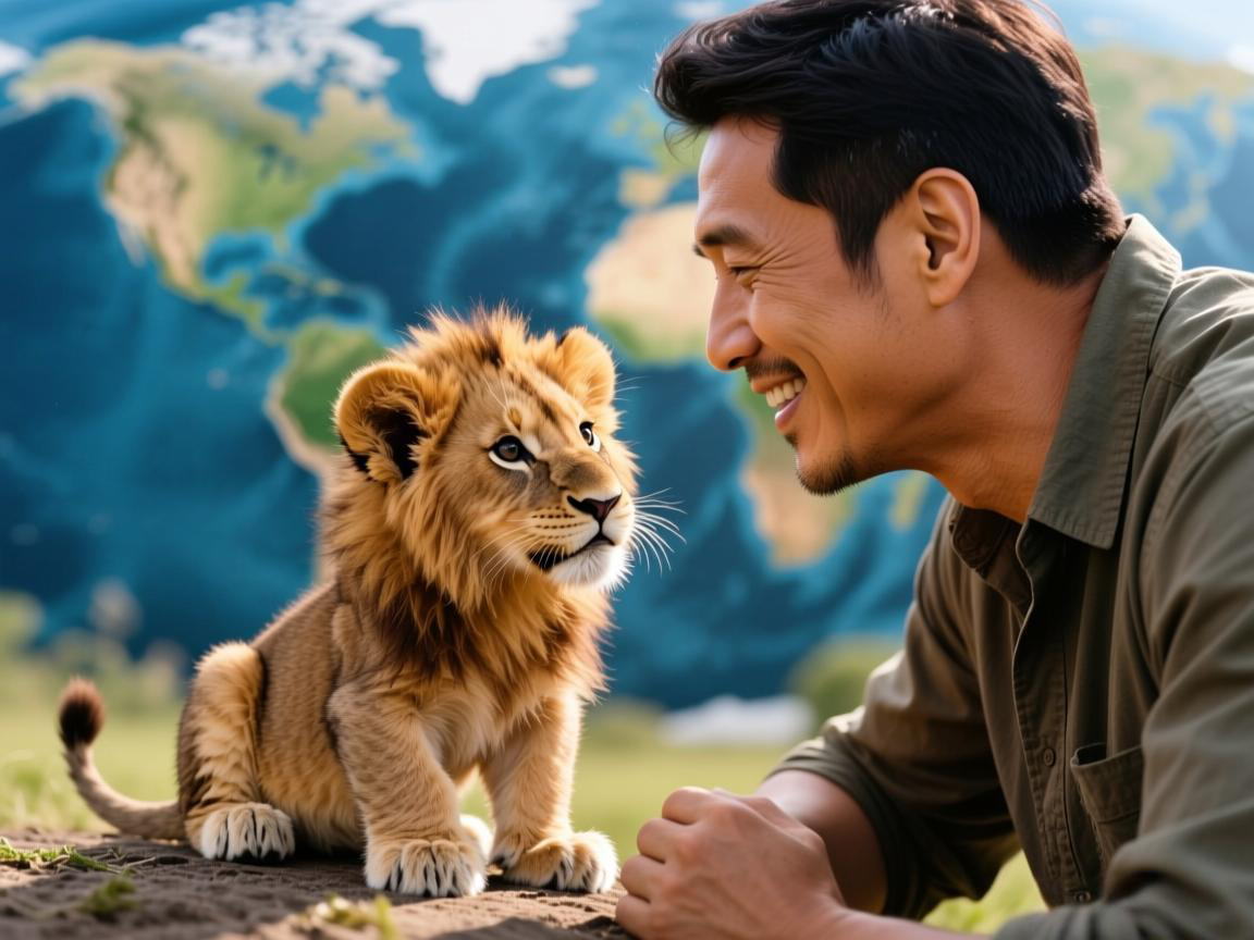 世界为你存在 狮子宝宝问爸爸