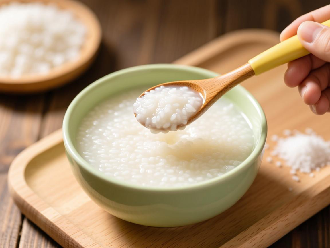 宝宝辅食三要点:米粉、忌白粥、不加盐