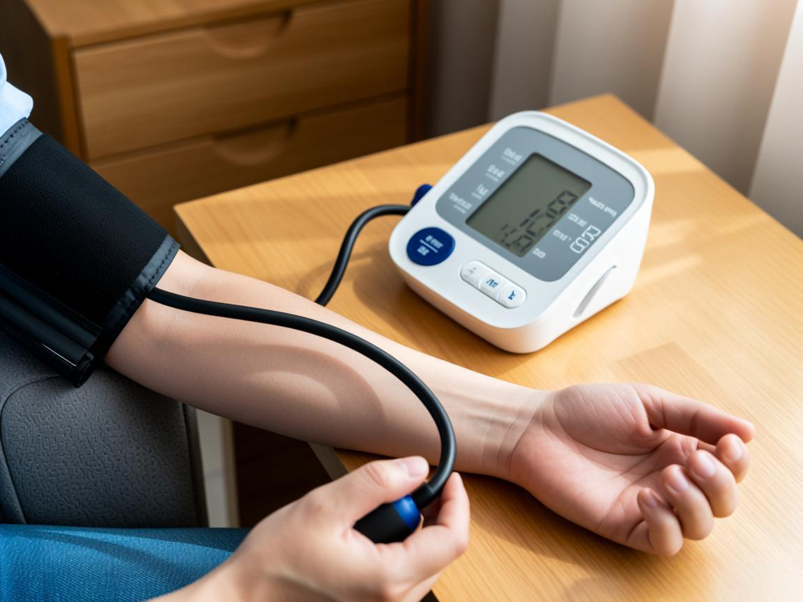 在家测血压三步正确方法