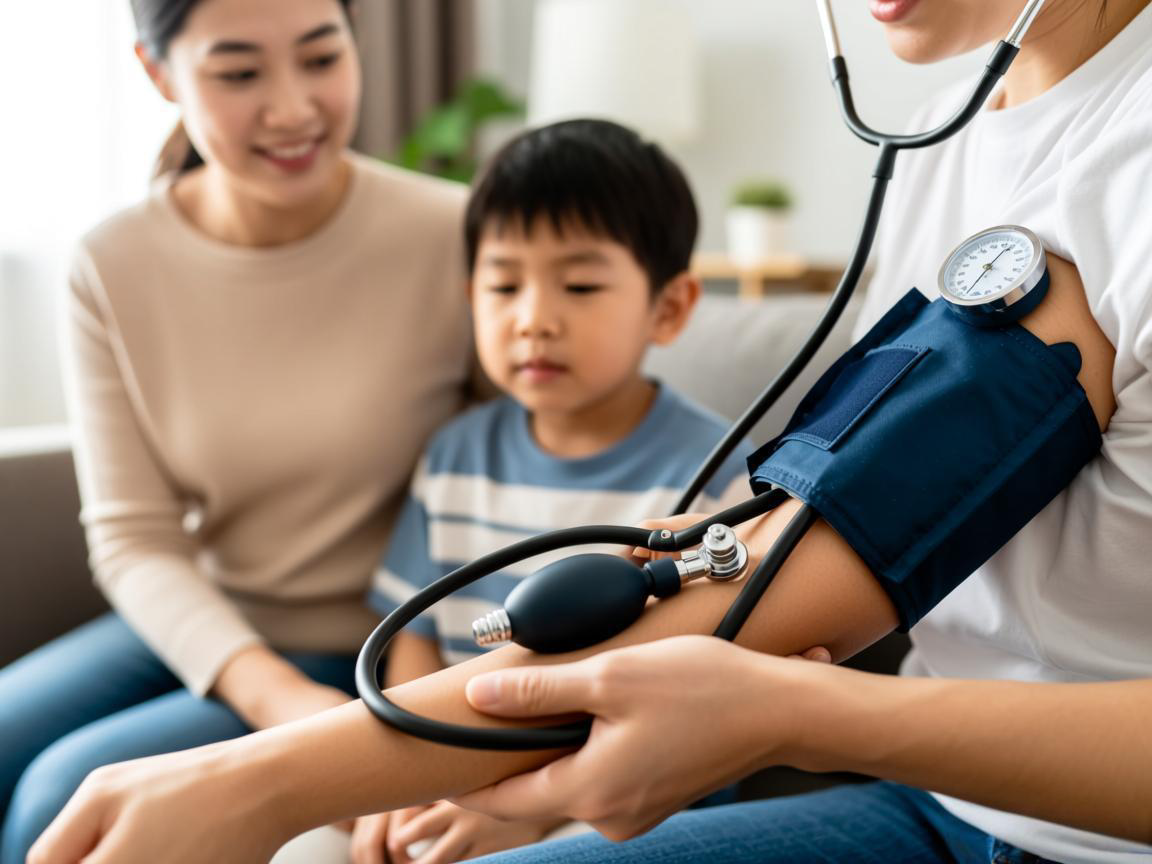 家庭测压正确方法