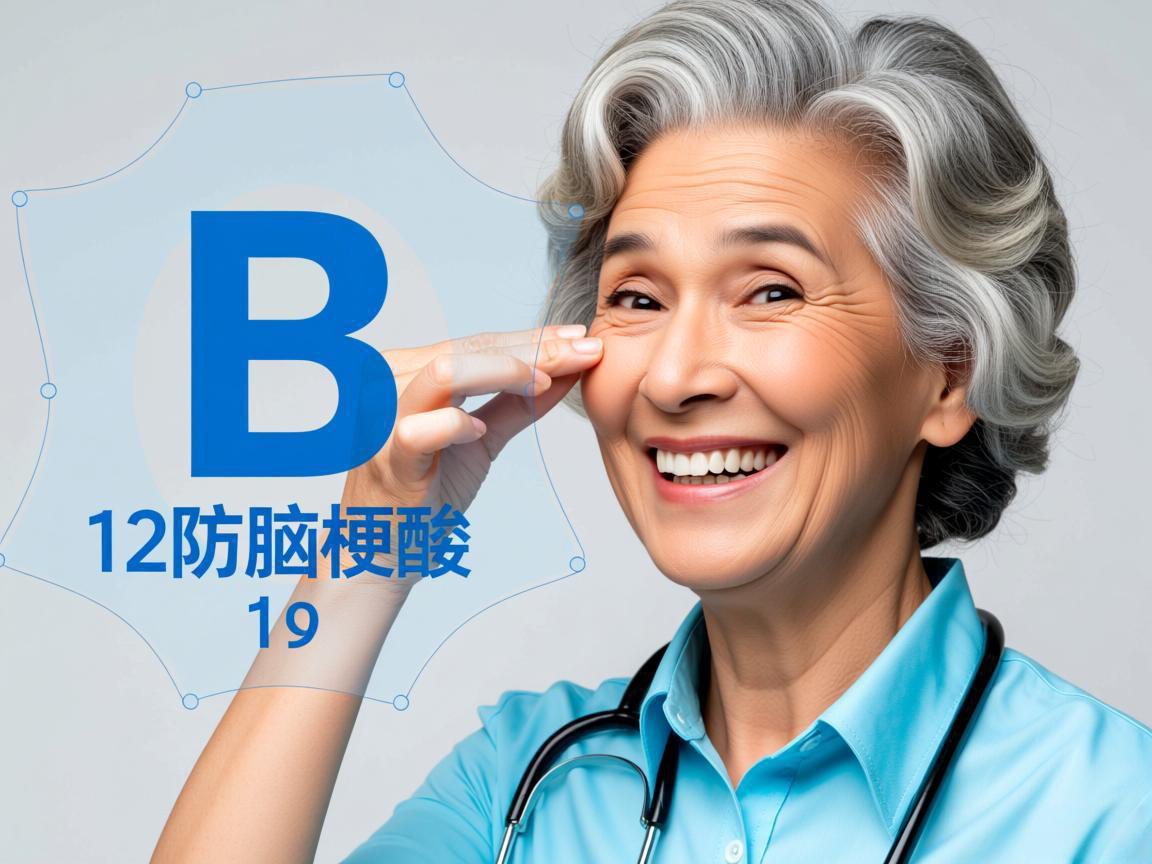 补叶酸B12防脑梗老年痴呆