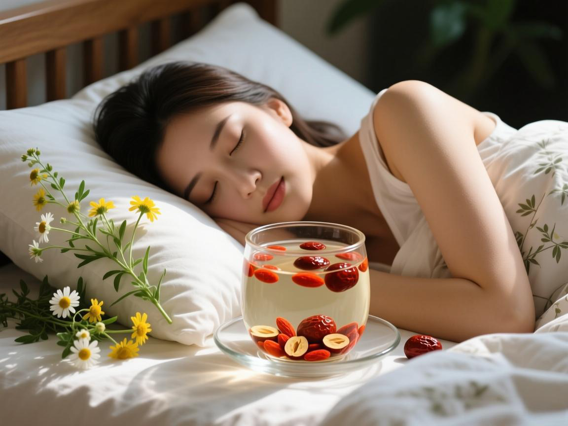 失眠调养：酸枣仁枸杞煮水+枕头花草