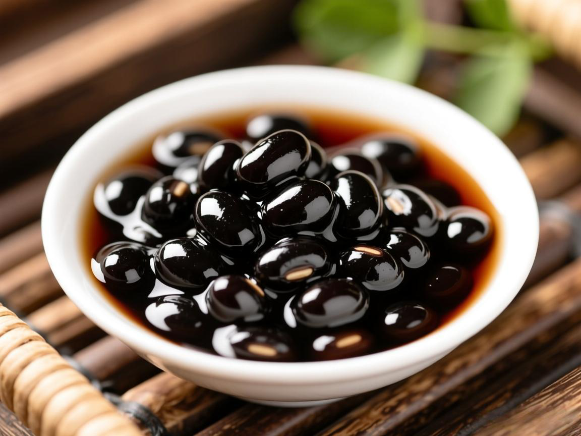 醋泡黑豆护眼食疗