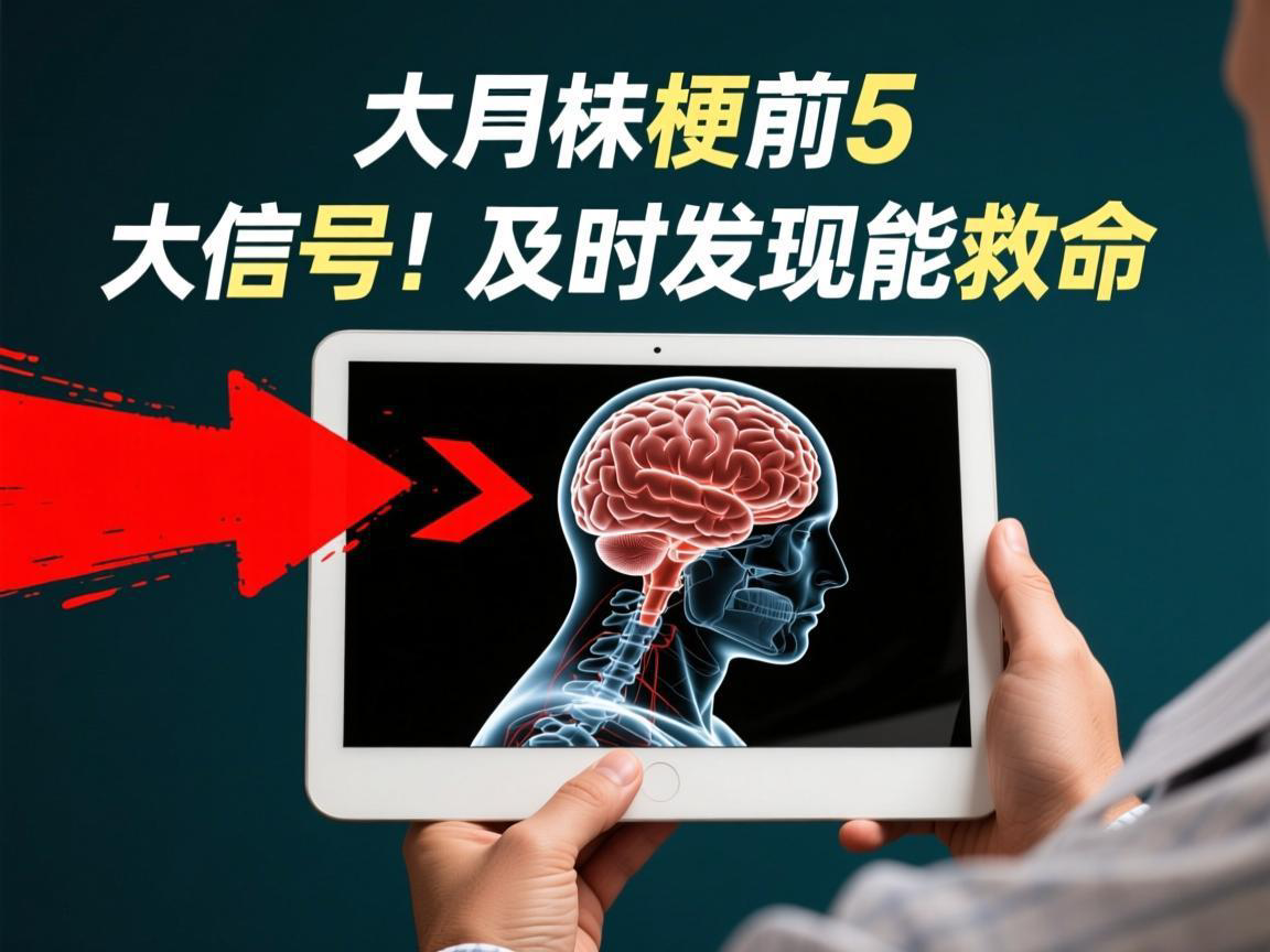 脑梗前5大信号!及时发现能救命