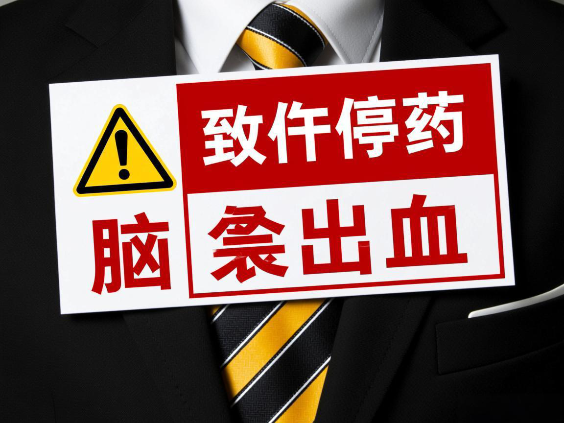 擅自停药致脑出血警示