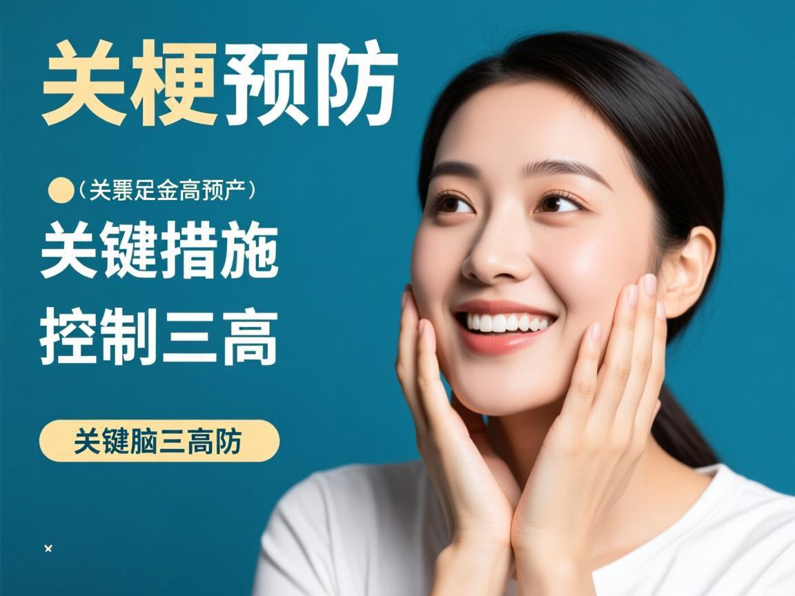 脑梗预防关键措施：控制三高