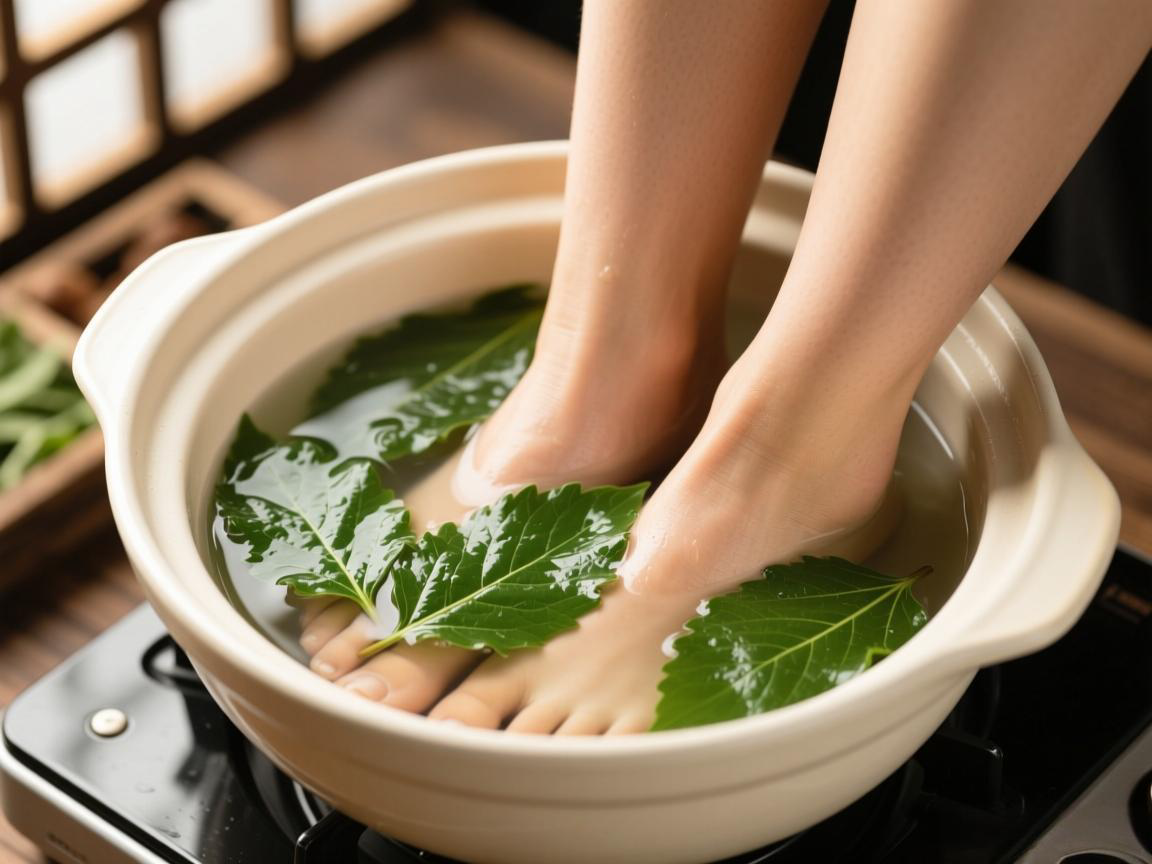 艾叶泡脚煮水喝祛湿健脾调理多种问题