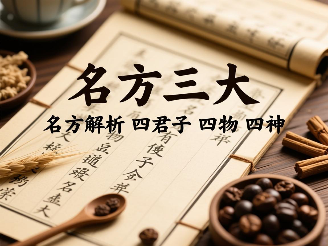 中医三大名方解析:四君子 四物 四神