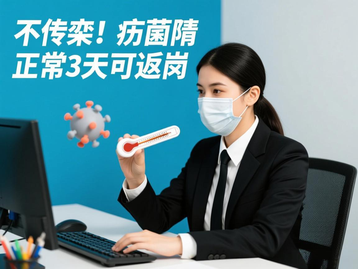 抗原转阴不传染!体温正常3天可返岗
