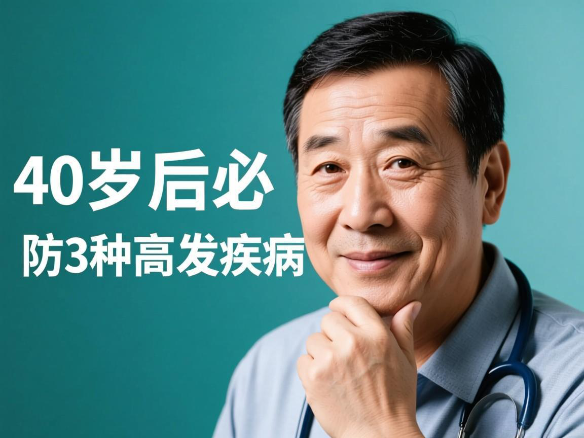 40岁后必防的3种高发疾病