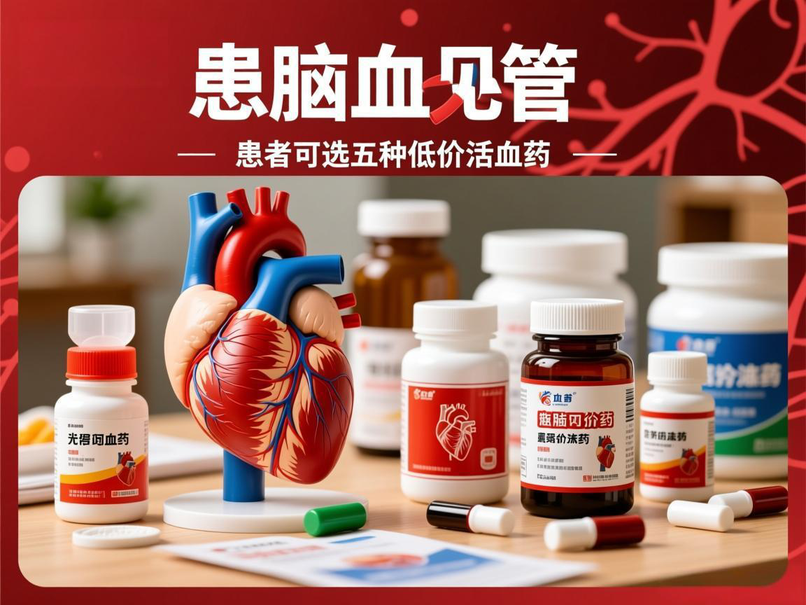 心脑血管患者可选五种低价活血药