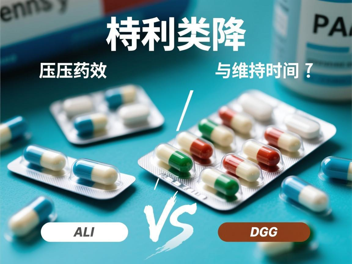 普利类降压药起效与维持时间对比