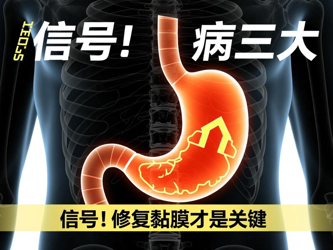 胃病三大信号！修复黏膜才是关键