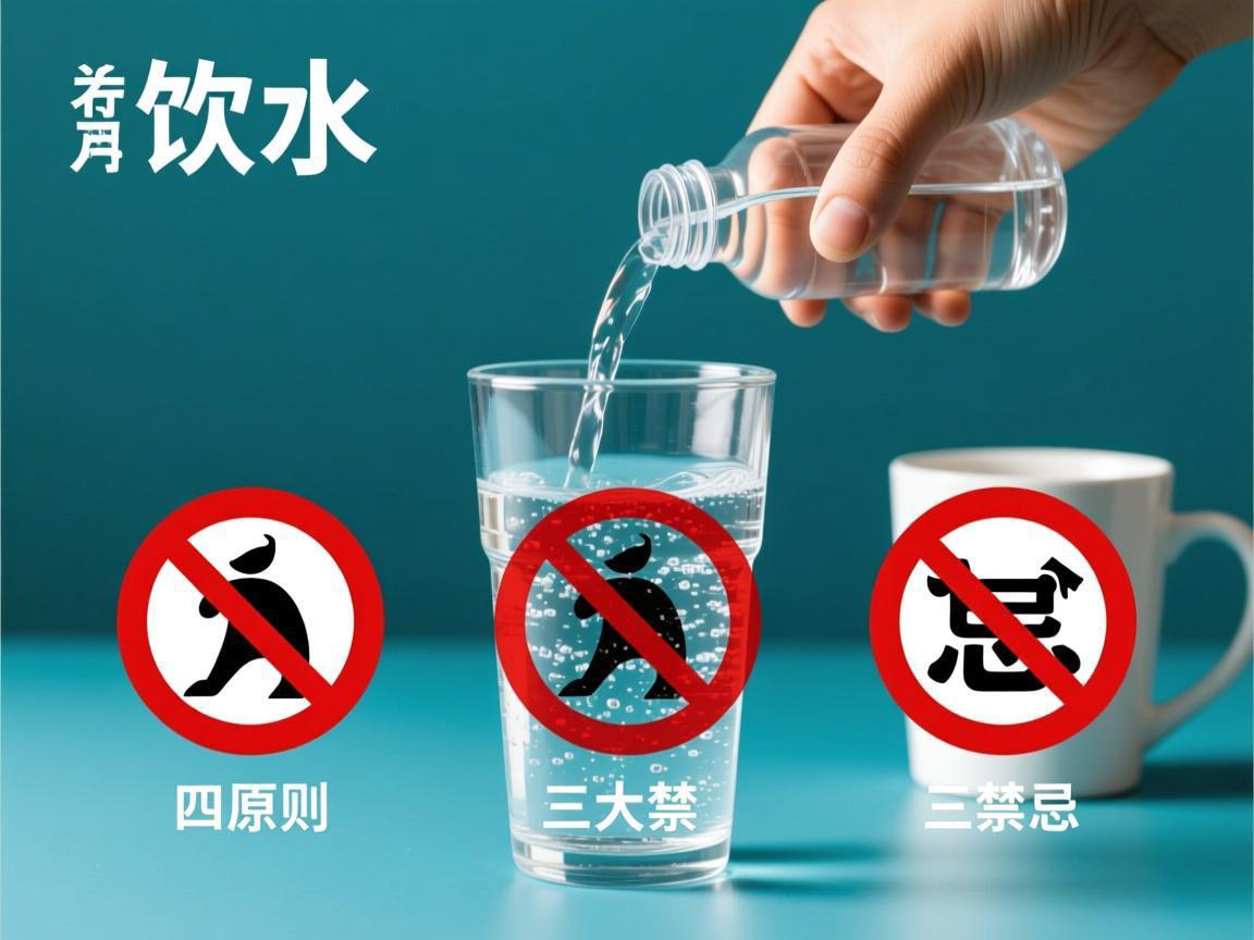 科学饮水四原则及三大禁忌