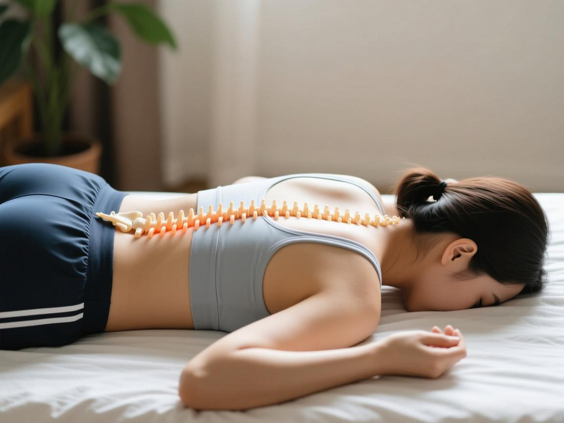 仰卧侧卧正确姿势护脊健康